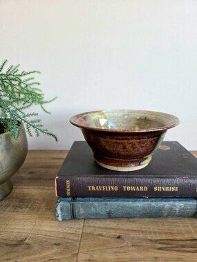 Handmade Studio Potter Ceramic Bowl Made by Artist Houle Gabriola Island BC